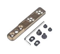 PBTMCD Support De Lampe Tactique en Ligne for M300 M600, Base Poche Légère Aluminium 6061-T6 Compatible avec Les Systèmes Rail M & K(DE)