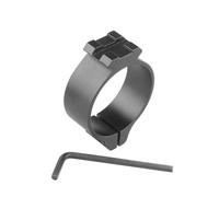 PBTMCD Support De Lampe Torche Fixe De 30 À 40 Mm De Diamètre, Anneau De Fixation Tactique en Alliage D'aluminium for Rail Picatinny De 21 Mm(Diameter 40mm)