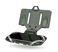 PBTMCD Support De Téléphone Tactique Molle for Support Plaque - Poitrine Pliable for Téléphones 4,7 À 6, Pouces avec Charnière Réglable 175°(FoldPanel-Olive Drab)