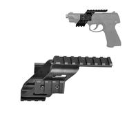 PBTMCD Support De Viseur Tactique Universel, Support De Pistolet en Polymère Léger avec Rail Weaver Et Picatinny De 7/8"