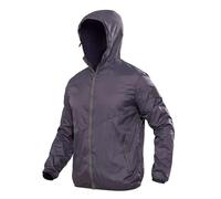 PBTMCD Veste Coupe-Vent Légère De Camouflage for Les Sports Plein Air Et Une Utilisation Tactique(Gray,M)