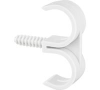 PBTUB - Crochet Fixation Double 16 et 20 gainé 50 pièces - PBTCRFIXD28