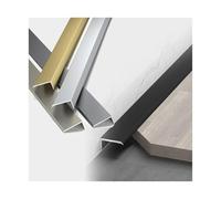 PBWERIGL Moulure en T en Aluminium, Bande de Transition Sol Auto-adhésive en Forme L Alliage d'aluminium, largeurs 1,2 à 3 cm(Grey,W1.2cm)