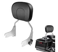 PBYMT Detachable Passenger Backrest, Quick Release Chrome Sissy Bar Compatible for Harley Davidson Touring Street Glide Road Glide Road King Electra Glide Ultra Limited 1997-2008