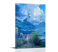 PBYOSCZYE Anime Your Name Character Collective Fan Art Impression d'image moderne Décoration de chambre familiale 20 x 30 cm