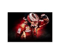 PBYOSCZYE Art Michael Schumacher Racer Art mural Impression d'image moderne Décoration de chambre familiale 20 x 30 cm