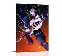 PBYOSCZYE Death Parade Poster de personnages de bandes dessinées Peinture décorative sur toile Art mural pour salon, chambre à coucher, 60 x 90 cm