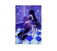 PBYOSCZYE Death Parade Poster de personnages de bandes dessinées pour fan art peinture décorative sur toile, art mural, pour salon, chambre à coucher, 60 x 90 cm