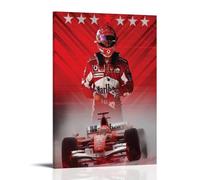 PBYOSCZYE Michael Schumacher Racer Collection Art Art Art Impression d'image moderne Décoration de chambre familiale 20 x 30 cm