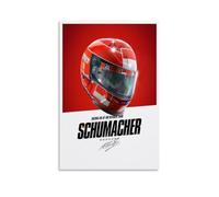PBYOSCZYE Michael Schumacher Racer Collective Poster décoratif sur toile, Art mural, pour salon, chambre à coucher, 30 x 45 cm, 30 x 45 cm