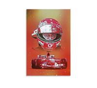 PBYOSCZYE Michael Schumacher Racer Poster Peinture décorative sur toile Art mural pour salon, chambre à coucher, 30 x 45 cm