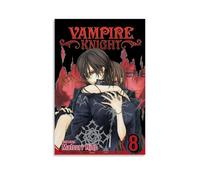 PBYOSCZYE Poster de dessin animé Vampire Knight Characters Fan Art Peinture décorative Toile Art mural Salon Poster Chambre Peinture 08 x 12 pouces (20 x 30 cm)