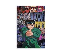 PBYOSCZYE YuYu Hakusho Personnages de bande dessinée Art mural Impression d'image moderne Décoration de chambre familiale 30 x 45 cm
