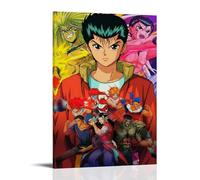 PBYOSCZYE YuYu Hakusho Personnages de bande dessinée Fan Art mural Impression photo moderne Décoration de salle familiale 50 x 75 cm