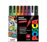 Pc-3m Lot De 8 Marqueurs À Peinture Pour Halloween 0,9-1,3 Mm[Z2948]