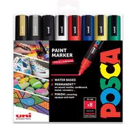 - Pc-5m \U2013 Marqueurs Peinture \U2013 1,8\U20132,5 Mm \U2013 Lot De 8 Marqueurs De Fond De Teint Dans Un Coffret Cadeau[Z2853]