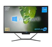 PC All in One Core i5 Windows 10 Pro 24" FHD | 16 Go RAM SSD 960 Go | Webcam intégrée WiFi Ordinateur de bureau fixe Aio Bureau Maison école - Simpletek