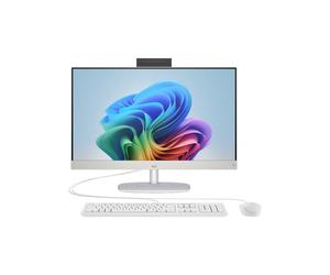 PC All-in-One HP 24-cr0091nf 23,8 FHD IPS AMD Athlon Silver 7120U 8Go 512Go SSD Blanc/Argent