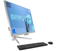 PC All in One RGB Core i3 Windows 10 Pro 27" Full HD RAM 16 Go SSD 240 Go + 2 To | Webcam intégrée, WiFi5, Bluetooth | Ordinateur fixe de bureau tout-en-un Simpletek