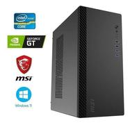 PC Bureau intel I5-14400F - GeForce GT 710 2GO - 32GO RAM - SSD 1To - MSI Pro Shield M100P - Windows 11