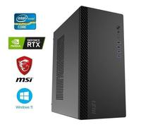 PC Bureau intel I7-14700F - GeForce RTX 5060Ti 16GO - 64GO RAM - SSD 1To - MSI Pro Shield M100P - Windows 11