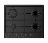 CANDY CHW6BRBB Cuisinière À Gaz 4 Brûleurs 60 Cm Noir