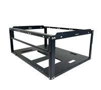PC Case Compact - Châssis Sleek Mini, Cadre de Bureau Saving Saving | Conception ventilée Moderne, thème de Configuration de Jeu, fonctionnalité de Filtre à poussière, Structure d'assemblage san