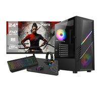 PC Complet AMD Ryzen 5 8600G, 32GB DDR5, 2TB NVMe, Radeon 760M, Windows 11, WIFI + Moniteur 24 + Pack combo