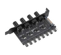 PC Cooling Fan Speed Controller 12V 8-Channel SATA Powered