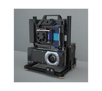 PC Creative Assembly Frame Test Bench Open Air Frame Case DIY Ordinateur Carte Mre Cas Rack ITX ATX MATX/EATX Open Aluminum Frame Chassis (MATX)