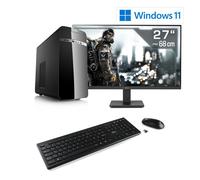 PC de bureau, CSL Computer, M11330H, Core i5-12400, UHD Graphics 730, 16 Go DDR4 RAM, M.2 SSD 500 Go, 27 pouces Full-HD, Win 11