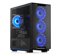 PC de Jeu avec Windows 11 Famille, Intel Core i5-14400F 6X 2500 MHz, 1000 Go M.2 SSD, 16 Go DDR4-RAM, NVIDIA GeForce RTX 3050, Carte mère MSI, USB 3.2, M10810H