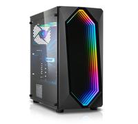 PC de jeu Ryzen 5 5500 6X 4,2 GHz, RTX 4060 8 Go, DDR4 16 Go, SSD 1 To, Windows 11 Pro