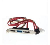 PC DIY SATA to ESATA and 4Pin IDE Molex Power PCI Bracket Slot Cable (Câble SATA vers ESATA et IDE Molex d'alimentation PCI)