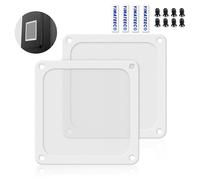 PC Dust Filter 120 mm Magnetic Fan Filter Mesh Grid Protective for Computer Case Heatsink Cooler (PVC PRO,120 x 120 mm,2 Pieces,White)