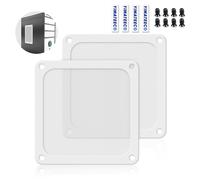 PC Dust Filter 140 mm Magnetic Fan Filter Mesh Grid Protective for Computer Case Heatsink Cooler (PVC PRO,140 x 140 mm,2 Pieces,White)