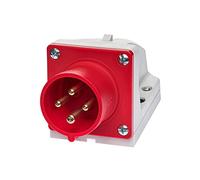 PC eLECTRIC 03122 fiches peintures murales basse tension, Code heure 6, IP44 - 16 a-3p + t-380/415 V