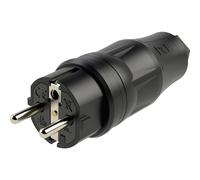 PC Electric 05721-ss Fiche électrique mâle avec terre plastique 250 V noir IP54