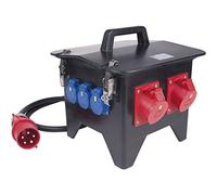 PC Electric 101184915 Répartiteur portatif 5G6 3 x 250 V/3 x 400 V + FI IP44