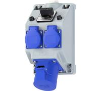 PC Electric 160823521 Bloc multiprise gris, bleu