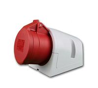 CEE-wall mounted socket 16A 5p 6h IP44
