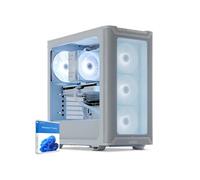 Sedatech PC Gamer Advanced Premium White Edition • AMD Ryzen 9 7900X • RTX4060Ti • 32Go DDR5 • 2To SSD M.2 • Windows 11 Blanc