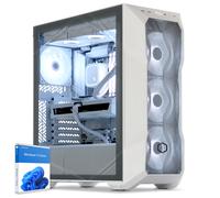Sedatech PC Gamer Advanced Watercooling White Case • AMD Ryzen 5 9600X • RX 9070 XT • 32Go DDR5 • 2To SSD M.2 • Windows 11 Blanc