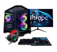 PC Gamer complet Nitropc Pack Avancé - AMD Ryzen 5 5655G, AMD Vega 7, RAM 16 Go, M.2 1TB, Win11 PRO, WiFi - Écran 24 FullHD et accessoires