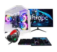 PC Gamer complet Nitropc Pack Avancé - AMD Ryzen 5 5655G, AMD Vega 7, RAM 16Go, M.2 1TB, Win11 PRO, WiFi - Écran 24 FullHD et accessoires