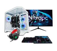 PC Gamer complet Nitropc Pack Bronze Plus - AMD Ryzen 5 5600GT, AMD Vega 7, RAM 16Go, M.2 1TB, Win11, WiFi - Écran 24 FullHD et accessoires
