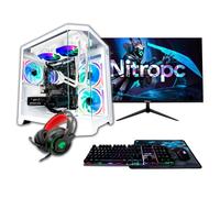 PC Gamer complet Nitropc Pack Gold - Intel i5-12400F, RTX 3050 8Go, RAM 16Go, M.2 1TB, Win11, WiFi - Écran 24 FullHD et accessoires