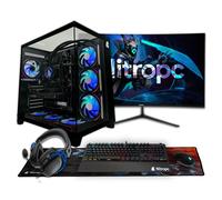 PC Gamer complet Nitropc Pack Nitro Plus - Intel i9-12900KF, RTX 5070 12Go, RAM 32Go, M.2 2TB, Win11, WiFi - Écran 27 2K curvo et accessoires