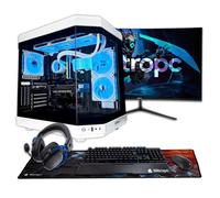 PC Gamer complet Nitropc Pack Platinum - AMD Ryzen 7 7800X3D, RX 7800 XT 16GB, RAM 32GB, M.2 2TB, Win11, WiFi - Écran 27 2K curvo et accessoires