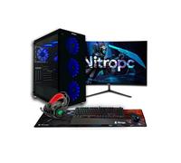 PC Gamer complet Nitropc Pack Diamond - Intel i7-12700KF, RTX 4060 8GB, RAM 32GB, M.2 2TB, Win11, WiFi - Écran 27 FullHD curvo et accessoires